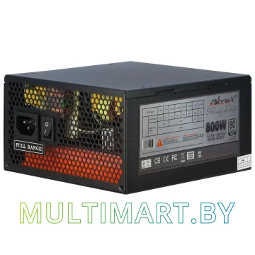 Блок питания Inter-Tech CobaNitrox Nobility CN-800 NS 800W